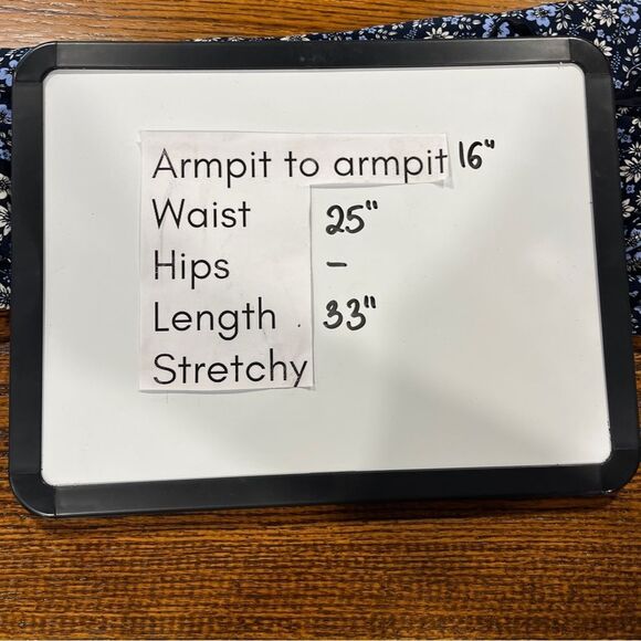 Aeropostale Floral Long Sleeve mini v-neck Dress with lace up back size medium - Picture 9 of 13